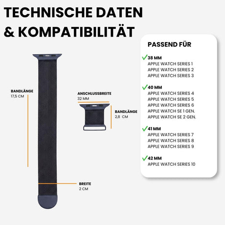Kompatibilität 38/40/41mm - Mitternachtsblau