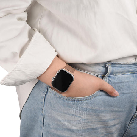 Milanese Edelstahl Armband Apple Watch - Roségold