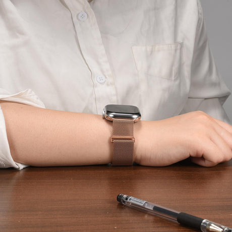 Milanese Edelstahl Armband Apple Watch - Roségold