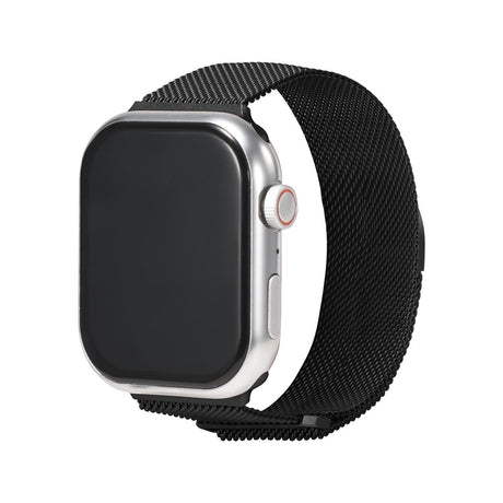 Milanese Edelstahl Armband Apple Watch - Schwarz