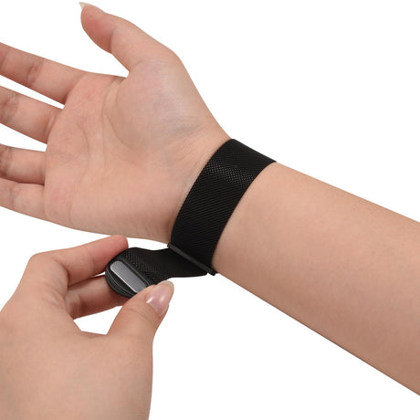 Milanese Edelstahl Armband Apple Watch - Schwarz