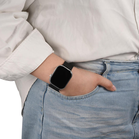 Milanese Edelstahl Armband Apple Watch - Schwarz