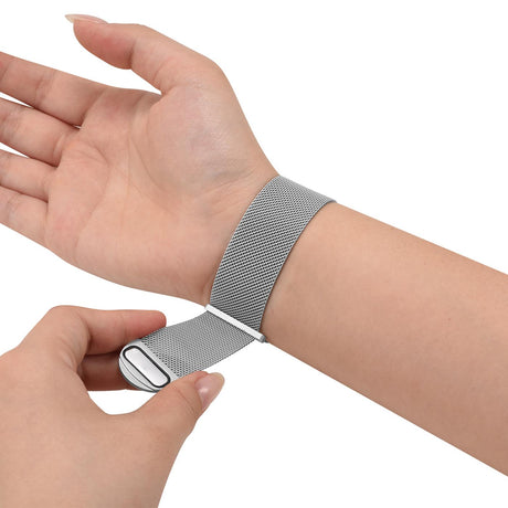Milanese Edelstahl Armband Apple Watch - Silber