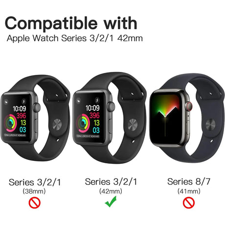 TPU Schutzfolie für Apple Watch 1 / 2 / 3 - 42mm – flexible Folie für Display