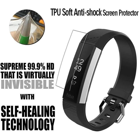 TPU Schutzfolie für Fitbit Alta / HR – flexible Folie für Display