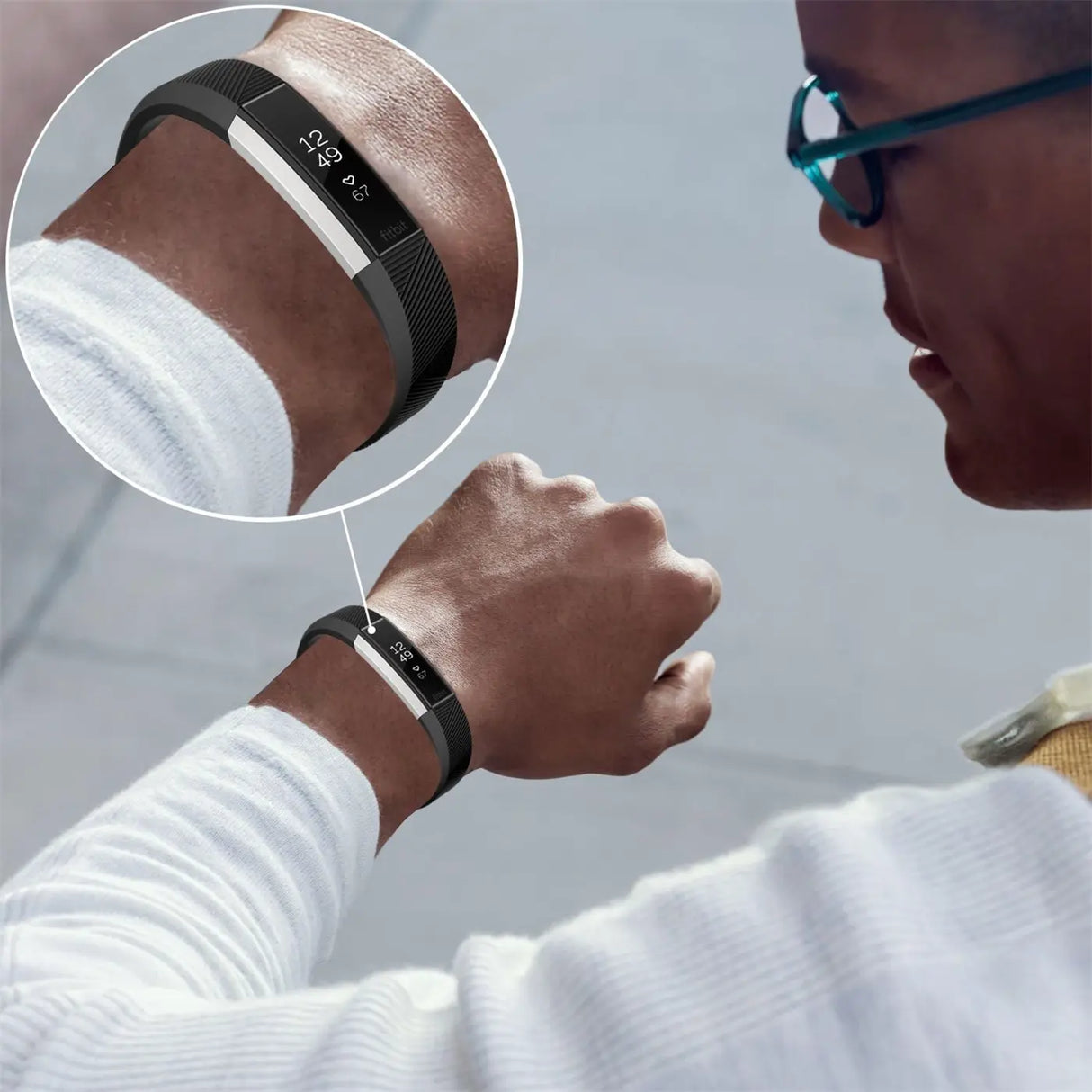 TPU Schutzfolie für Fitbit Alta / HR – flexible Folie für Display
