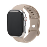 Silikon Butterfly Armband Apple Watch - Champagner