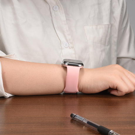 Silikon Butterfly Armband Apple Watch - Hellrosa