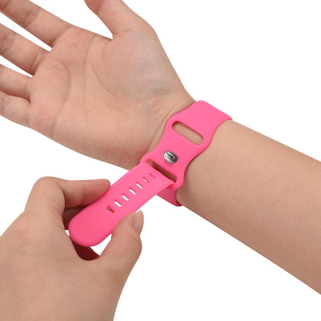 Silikon Butterfly Armband Apple Watch - Knallrosa