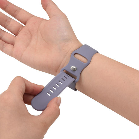 Silikon Butterfly Armband Apple Watch - Lavendelgrau