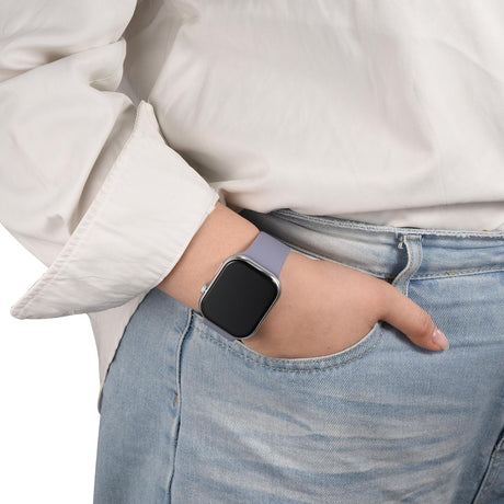 Silikon Butterfly Armband Apple Watch - Lavendelgrau
