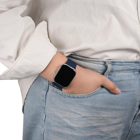 Silikon Butterfly Armband Apple Watch - Mitternachtsblau