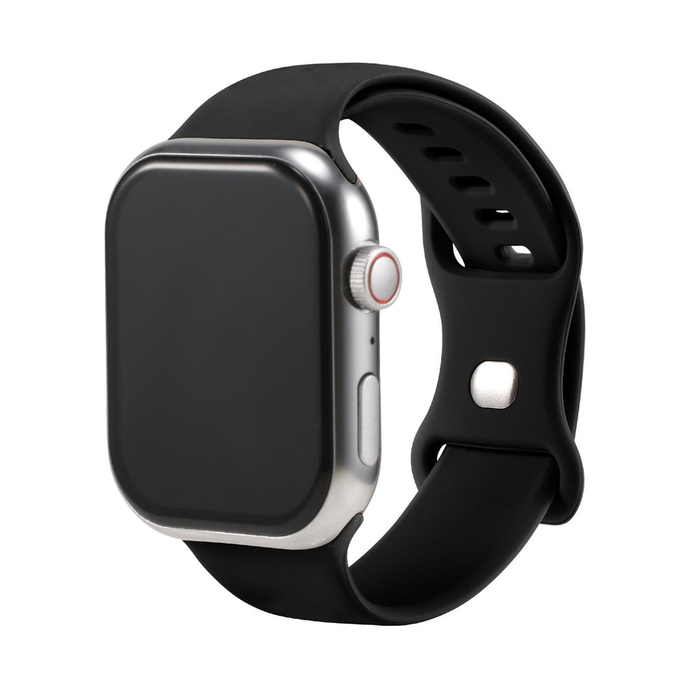 Silikon Butterfly Armband Apple Watch - Schwarz
