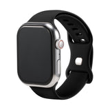 Silikon Butterfly Armband Apple Watch - Schwarz