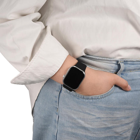 Silikon Butterfly Armband Apple Watch - Schwarz