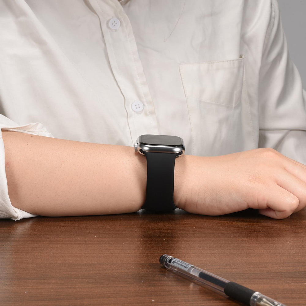 Silikon Butterfly Armband Apple Watch - Schwarz