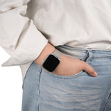 Silikon Butterfly Armband Apple Watch - Steingrau