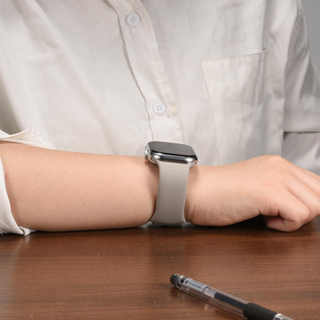 Silikon Butterfly Armband Apple Watch - Steingrau