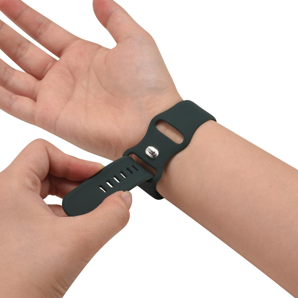 Silikon Butterfly Armband Apple Watch - Tannengrün