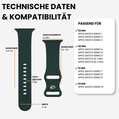 Kompatibilität 38/40/41mm - Tannengrün