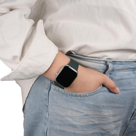 Silikon Butterfly Armband Apple Watch - Tannengrün