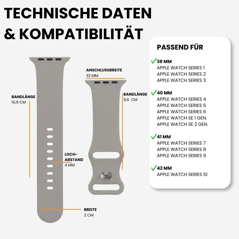 Kompatibilität 38/40/41mm - Wolkengrau