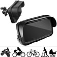 Wetterfeste Smartphone-Halterung mit Rundumschutz für Motorrad und Fahrrad, 360° drehbar
