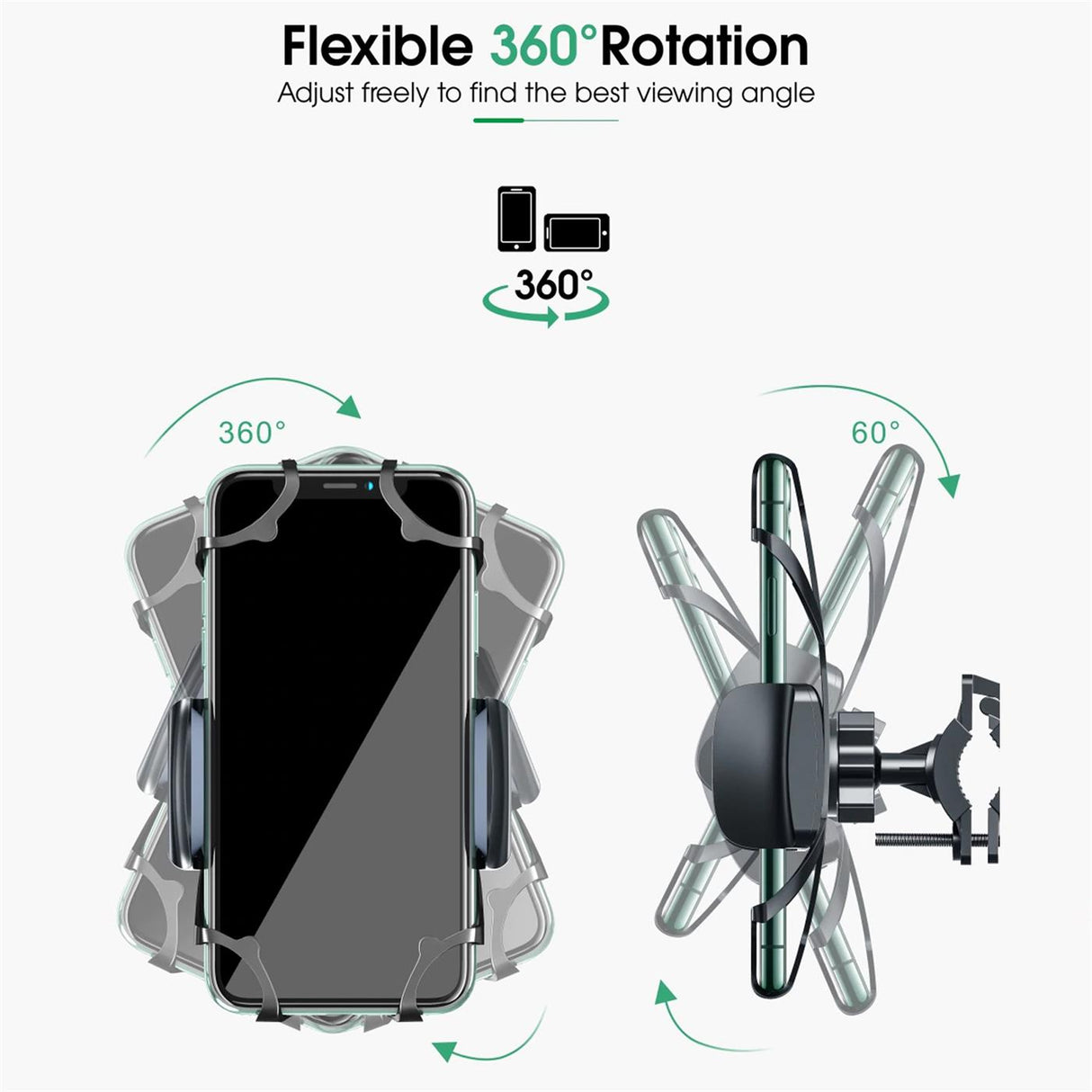 Fahrrad Halterung Universal – Lenker 360° drehbar
