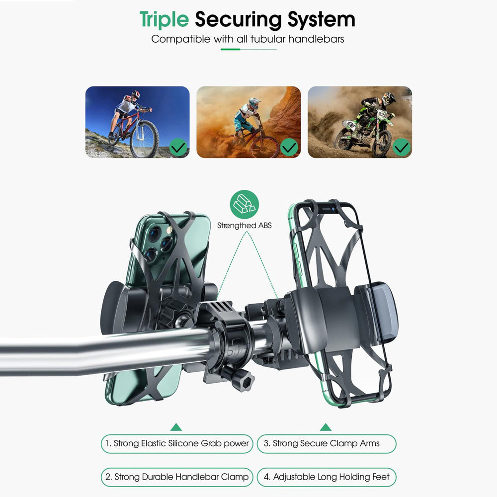 Halterung Fahrrad Lenker Gummi Holder