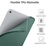 Smart Book Cover für iPad Air 4 / 5 / 6 / Pro 11 in Grün – Wake-&-Sleep-Funktion, Stifthalter & flexible Aufstellmöglichkeiten.