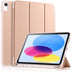 Smart Book Cover für iPad 10.9 2022 in Rosegold – Wake-&-Sleep-Funktion, Stifthalter & flexible Aufstellmöglichkeiten.