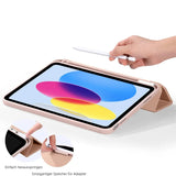 Smart Book Cover für iPad Air 4 / 5 / 6 / Pro 11 in Rosegold – Wake-&-Sleep-Funktion, Stifthalter & flexible Aufstellmöglichkeiten.