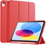 Smart Book Cover für iPad Air 6 13 / iPad Pro 12.8 in Rot – Wake-&-Sleep-Funktion, Stifthalter & flexible Aufstellmöglichkeiten.