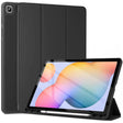 Smart Book Cover für Samsung Galaxy Tab S7 / S8 in Schwarz – Wake-&-Sleep-Funktion, Stifthalter & flexible Aufstellmöglichkeiten.