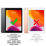 Elegante Klapphülle mit Magnetverschluss für iPad 10.2 2020/2021 Tablet – Schützend und stilvoll