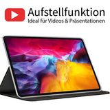 Elegante Klapphülle mit Magnetverschluss für iPad Pro 12.9 2020 Tablet – Schützend und stilvoll