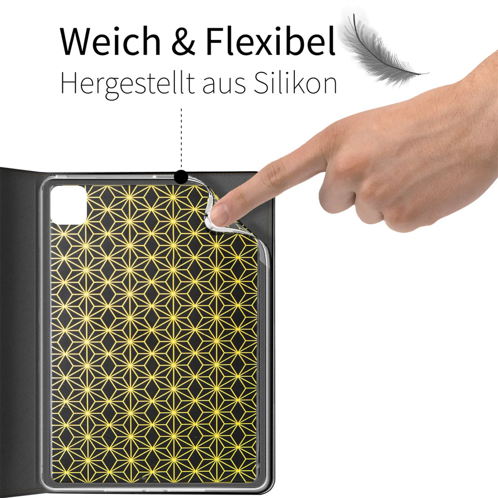 Elegante Klapphülle mit Magnetverschluss für iPad Pro 12.9 2021 Tablet – Schützend und stilvoll