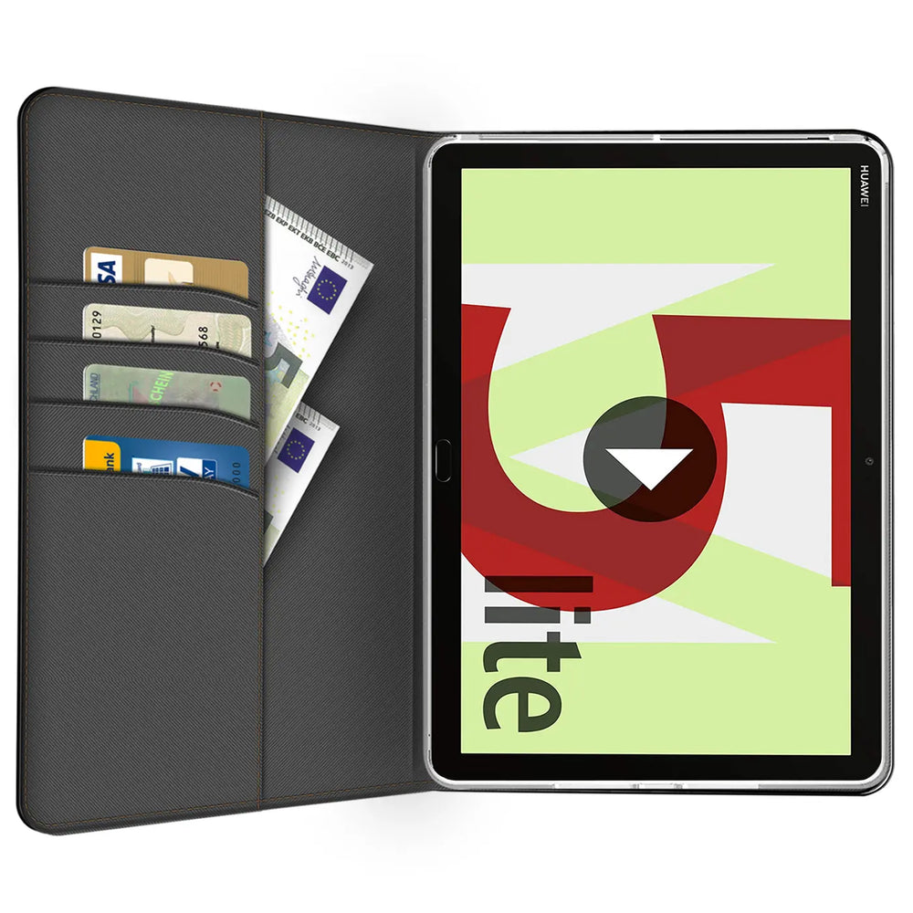 Elegante Klapphülle mit Magnetverschluss für Huawei Mediapad M5 Lite Tablet – Schützend und stilvoll