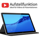 Elegante Klapphülle mit Magnetverschluss für Huawei MediaPad T5 10.1 Tablet – Schützend und stilvoll
