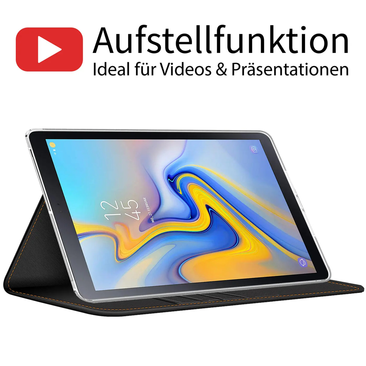 Elegante Klapphülle mit Magnetverschluss für Samsung Galaxy Tab A 10.5 2018 Tablet – Schützend und stilvoll