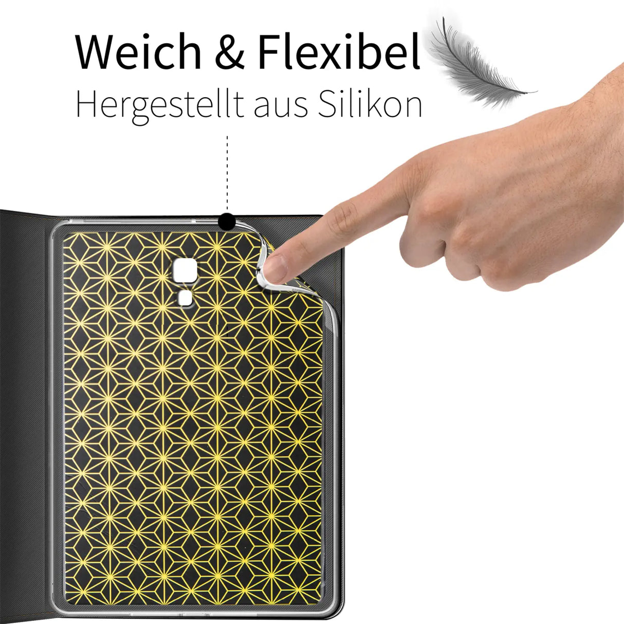 Elegante Klapphülle mit Magnetverschluss für Samsung Galaxy Tab A 10.5 2018 Tablet – Schützend und stilvoll