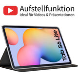 Elegante Klapphülle mit Magnetverschluss für Samsung Galaxy Tab S6 Lite Tablet – Schützend und stilvoll