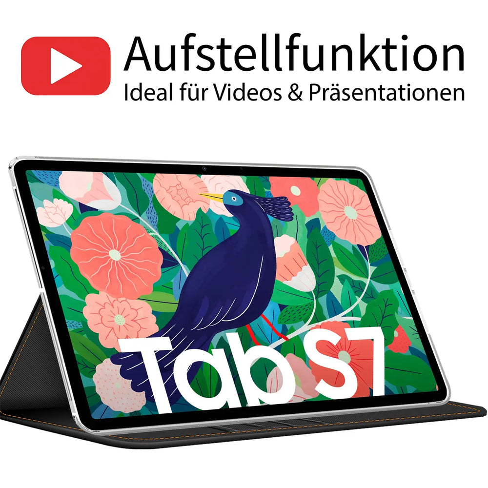 Elegante Klapphülle mit Magnetverschluss für Samsung Galaxy Tab Tab S7 / S8 Tablet – Schützend und stilvoll