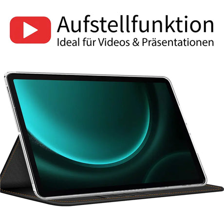 Elegante Klapphülle mit Magnetverschluss für Samsung Galaxy Tab S9 FE Plus Tablet – Schützend und stilvoll