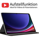 Elegante Klapphülle mit Magnetverschluss für Samsung Galaxy Tab S9 Ultra Tablet – Schützend und stilvoll