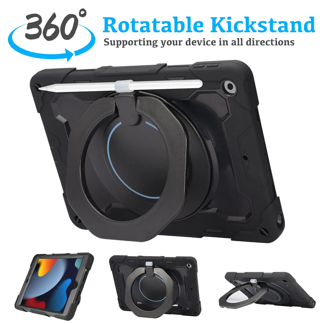 360° drehbarer Aufstellring