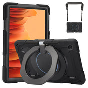 Robuste Outdoor-Schutzhülle für Samsung Galaxy Tab A7 10.4 in Schwarz – Stoßfest mit 360° Ständer und Schultergurt