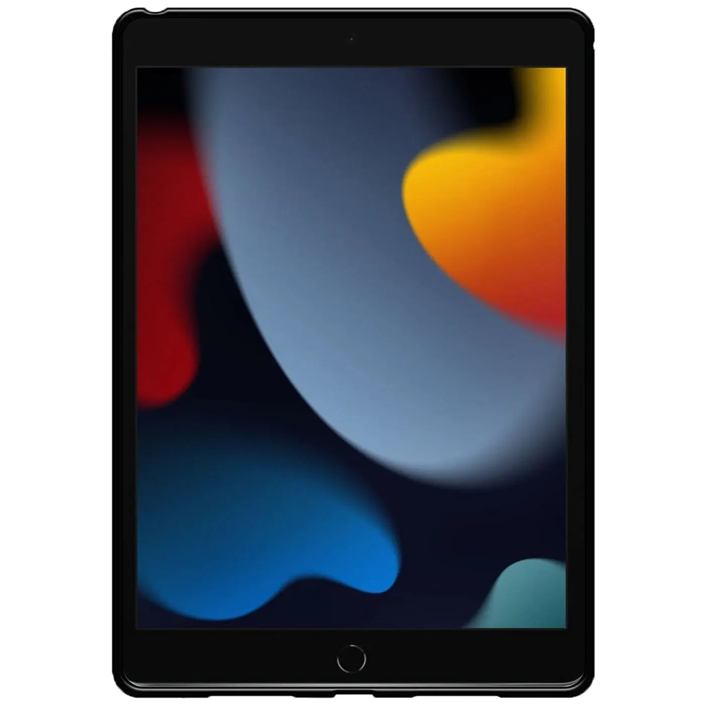 Schwarze TPU-Hülle für iPad (7.-9. Gen.), Vorderansicht