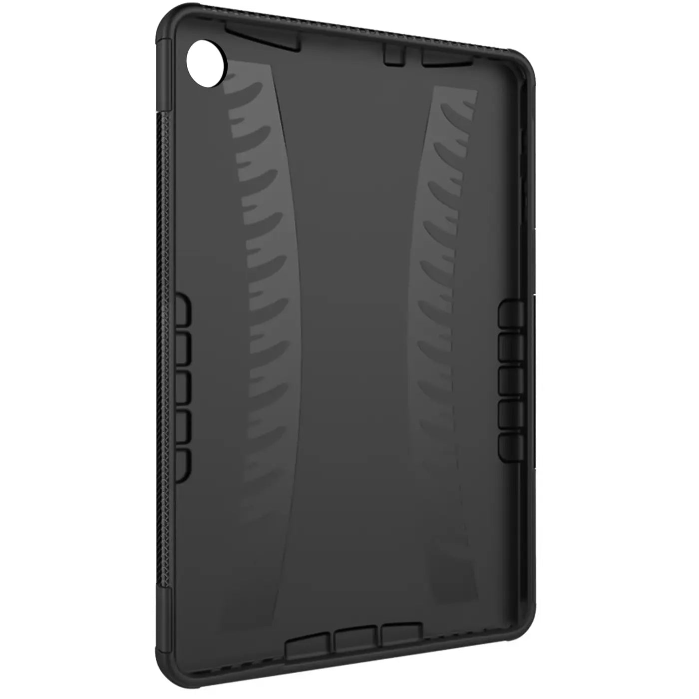 Schwarze Tablet-Hülle, Rückseite, Material Kunststoff, für Huawei Mediapad M5 10.8