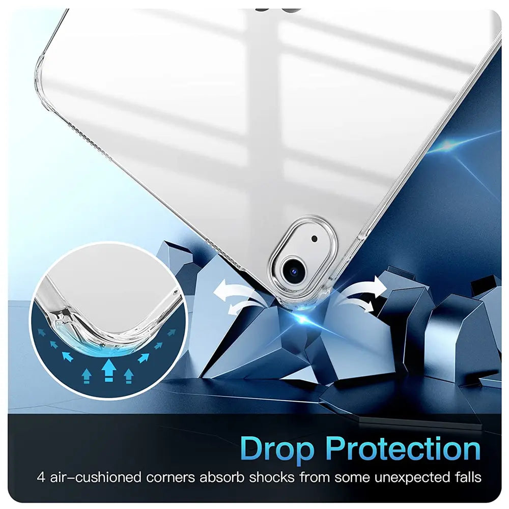 Kristallklare Tablet-Schutzhülle für Apple iPad 10.9 2022 – Extra starke, stoßdämpfende Kanten